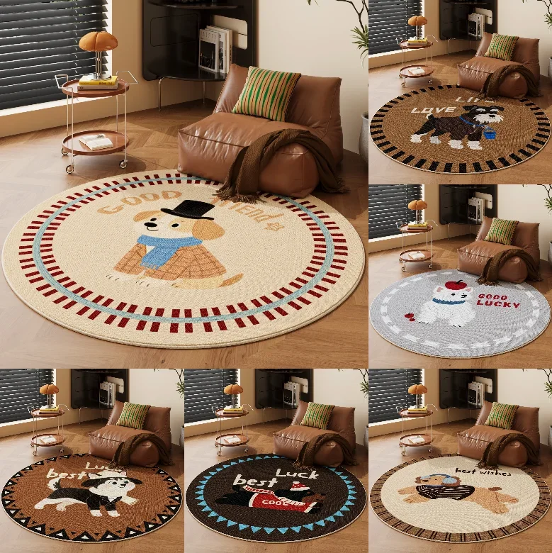 tapete-redondo-de-cao-em-desenho-animado-tapete-antiderrapante-para-decoracao-de-casa-tema-de-animais-de-estimacao-para-sala-de-estar