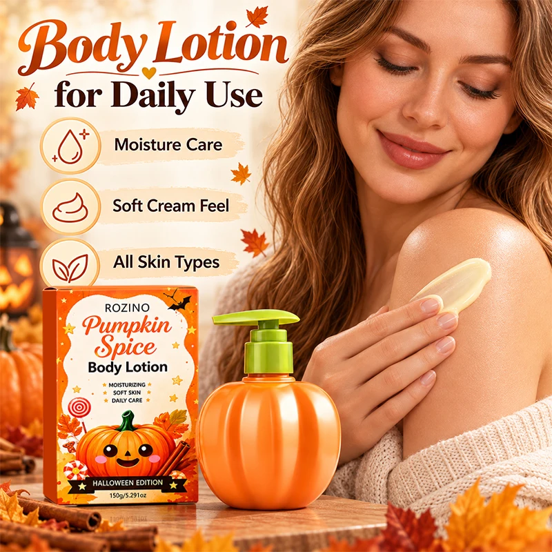 (Instant Anti-Cracking, Lifting, and Moisturizing) Pumpkin Moisturizing Body Lotion, Halloween Gift, Latest Korean Formula, Suitable for Dry and Rough Skin in Autumn and Winter, Long-Lasting Effect, Anti-Cracking and Anti-Dryness, Halloween Body Lotion, Pumpkin Body Cream, Autumn-Scented Body Lotion, Halloween Gift for Men and Women, Moisturizing Body Lotion