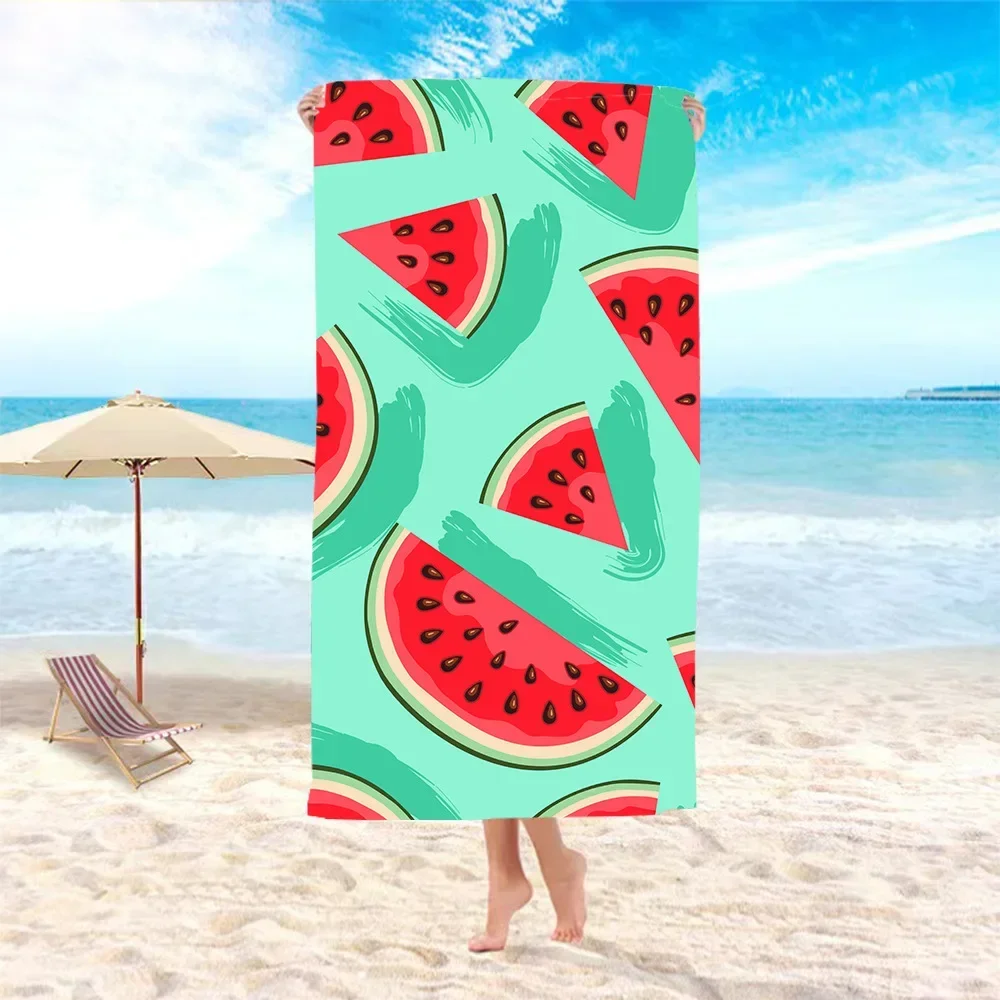 Creative Fashion Fruit Series Beach Towel Adult Swimming Printing Sunscreen Seaside Bohemia Shawl Towel Household Bath Towel
