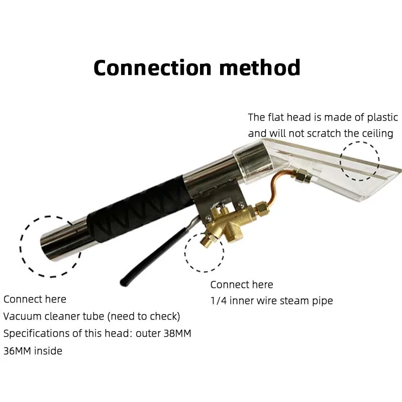 Estrattore di tappeti aspirapolvere per tappeti tappezzeria pulizia automatica di mobili strumento manuale aspirazione macchina utensile pulizia iniezione