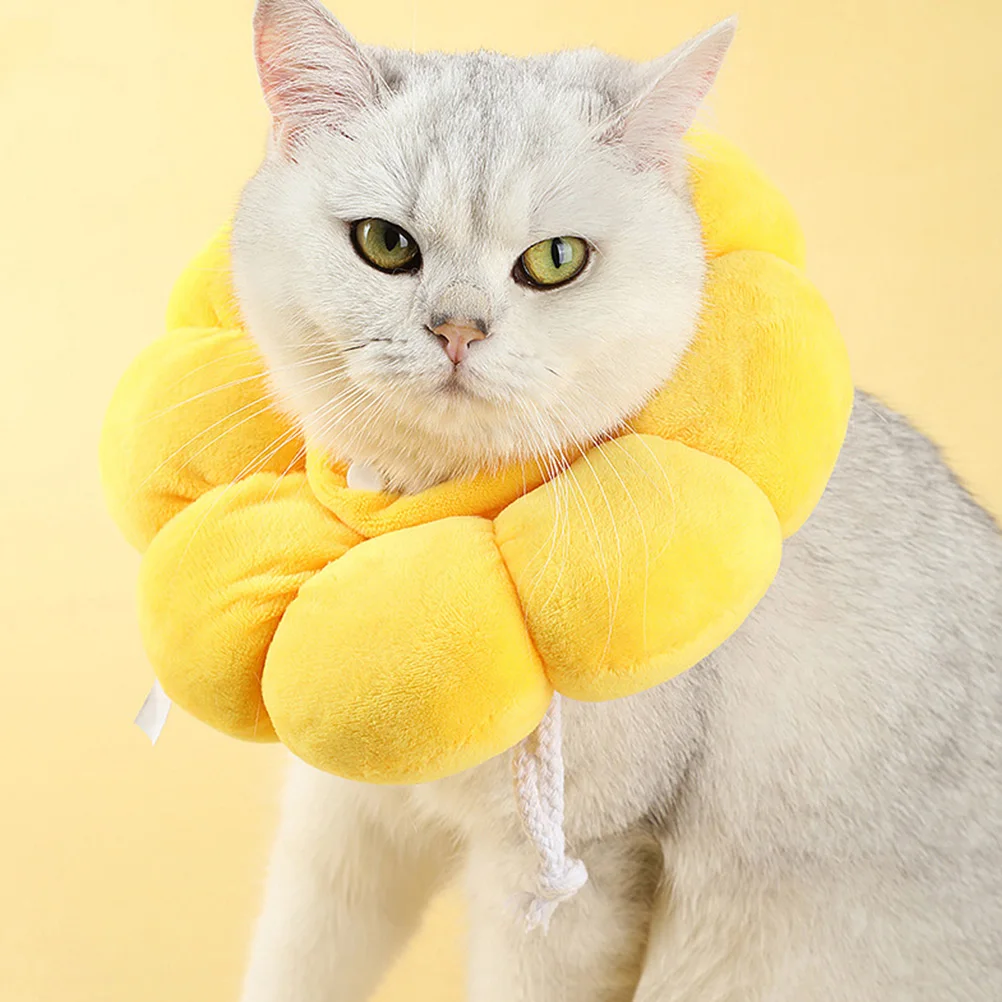 

Pet Collar Dog Cat Neck Protector Anti Lick Scarf Recovery PP Cotton Durable Soft Bright Color Pet Accessories Dog Supplies