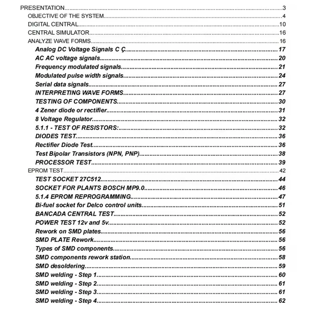 دليل دراسة دورة إصلاح وحدة التحكم الإلكترونية ملف PDF للتدريس الأساسي لوحدة التحكم الإلكترونية EPROM اختبار برمجة تشخيص السيارات التعلم المركزي الرقمي #3