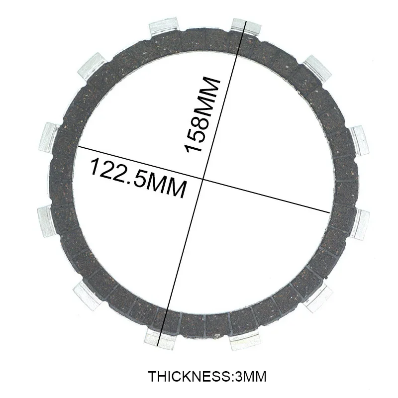 For Kawasaki ZX9R Ninja ZX-9R 1994 1995 1996 1997 GPZ900R 1984 1985 1986 Fiber Clutch Friction Disc Plate Kit 8 Pieces Set ZX900