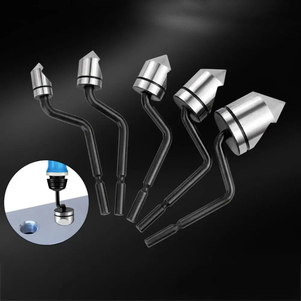 

Сверло для снятия заусенцев с круговой зенковкой, прецизионная режущая головка для кромки фаски, эффективный инструмент для снятия заусенцев из быстрорежущей стали