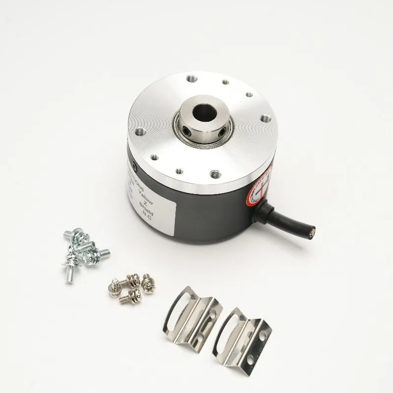 JSK5208 Rotary Encoder Outer Diameter 52mm Aperture 8mm High Precision Optical Incremental Encoder DC5V-26V 1000PPR