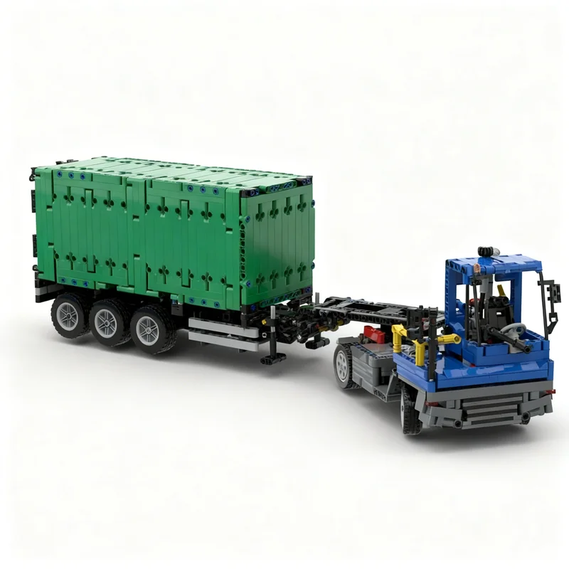 3730pcs MOC Container Terminal 1 21 Terminal Tractor Technical Model Building Blocks Architecture Toy Christmas Gifts Brick Kids