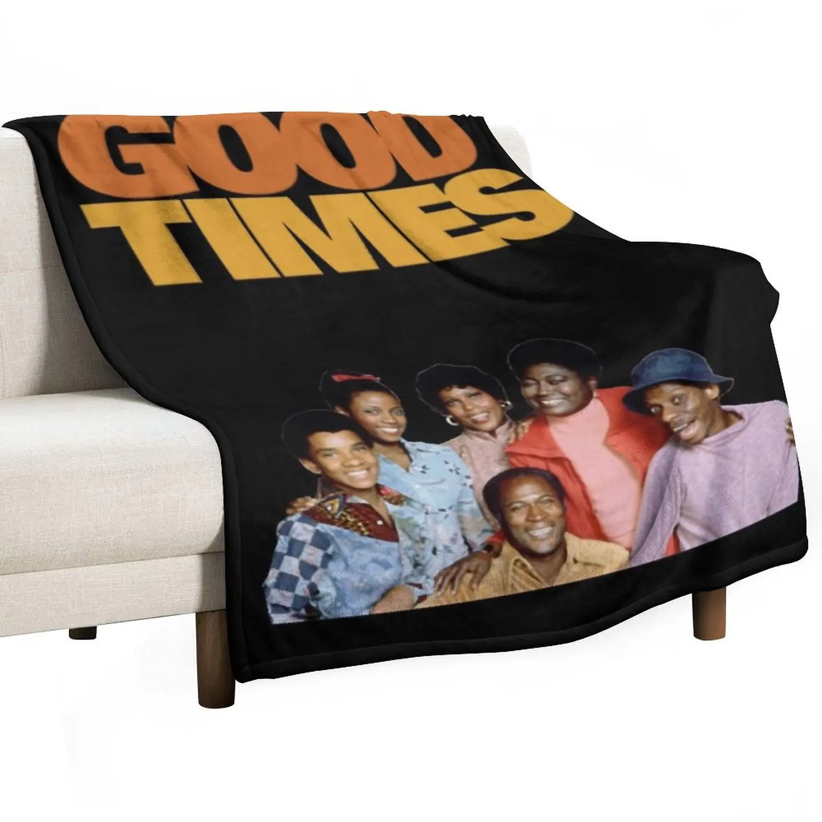 

Good Times 70s Cast Classic Throw Blanket blankets and throws Polar Blankets
