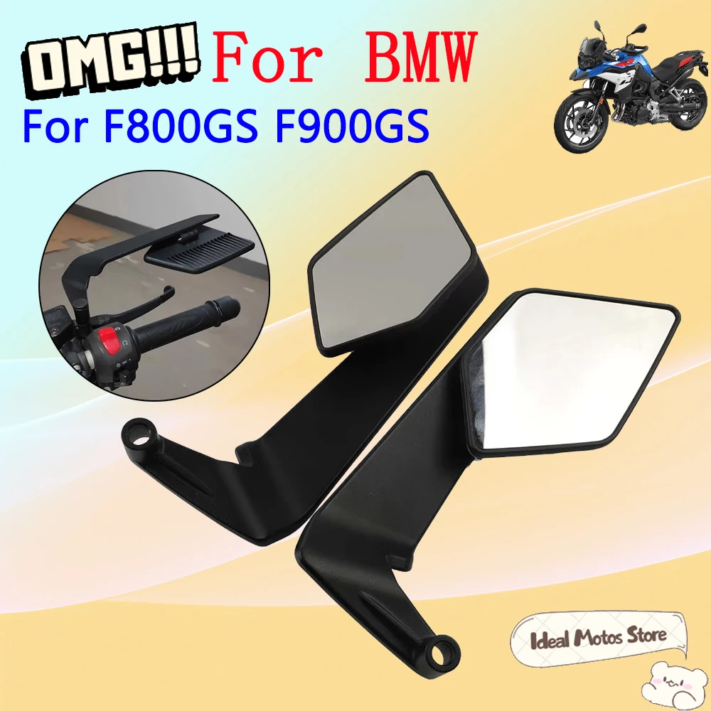 

Rearview Mirrors Stealth Winglets Mirror Adjustable Side Mirrors For BMW F800GS F900GS F 800 GS 900 GS GS900 GS800 Accessories