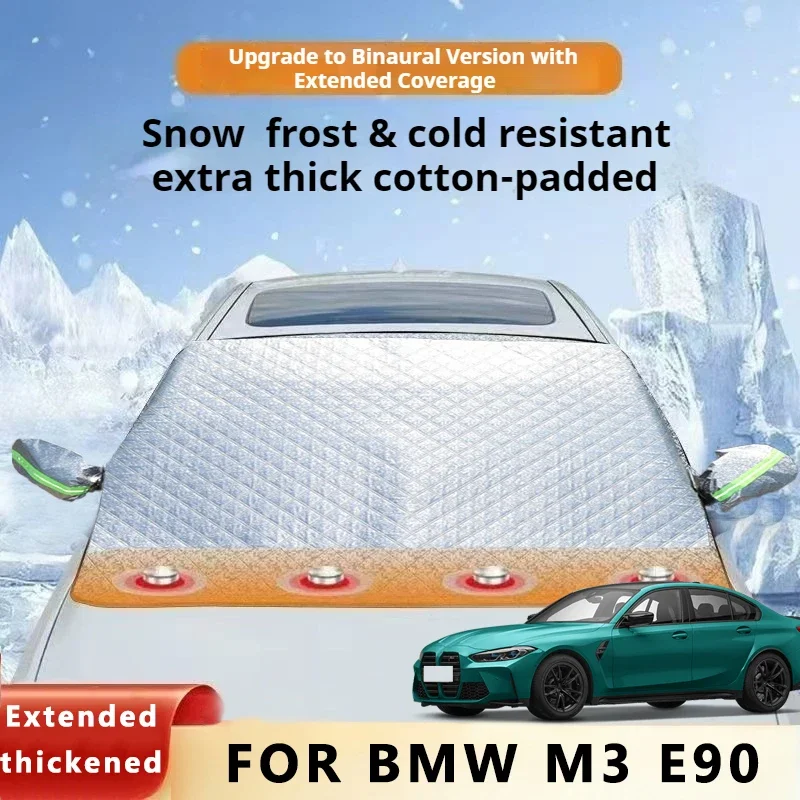 

Thickened Car Now Sunshade Windshield Cover With 5/9 Magnets UV Protection Anti Snow Sunlight For BMW M3 E90 E92 E93 F80 G20