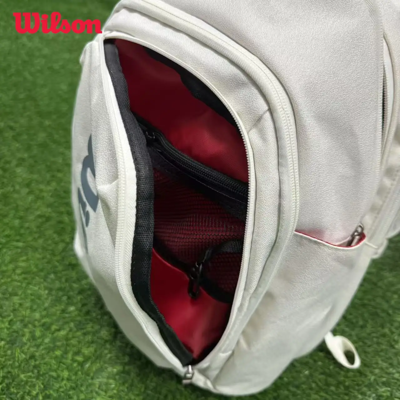 حقيبة التنس من سلسلة ويلسون تور الترفيه 2025New للرجال والنساء سعة كبيرة متعددة الوظائف على ظهره حقيبة رياضية احترافية