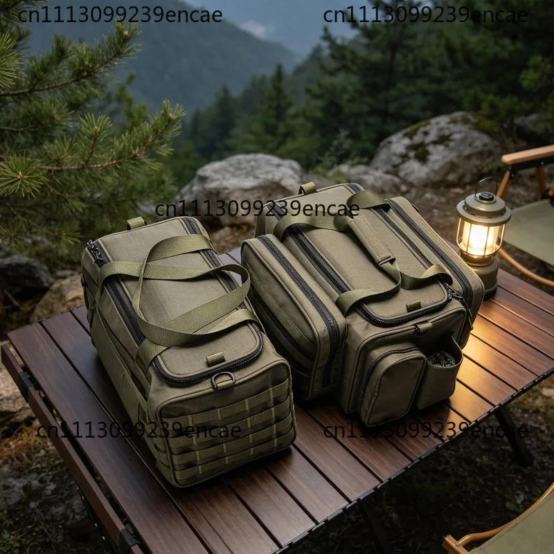 Outdoor camping picnic bag storage tactical compartment sundries portable shoulder bag