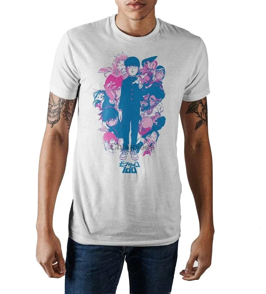 Mob Psycho Group White TShirt