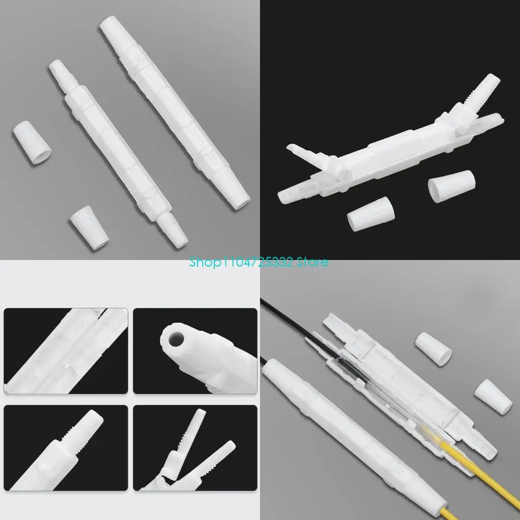 P5EA 100pcs Drop Cable Fiber Fused Fiber for Fusion for Protection Sleeve
