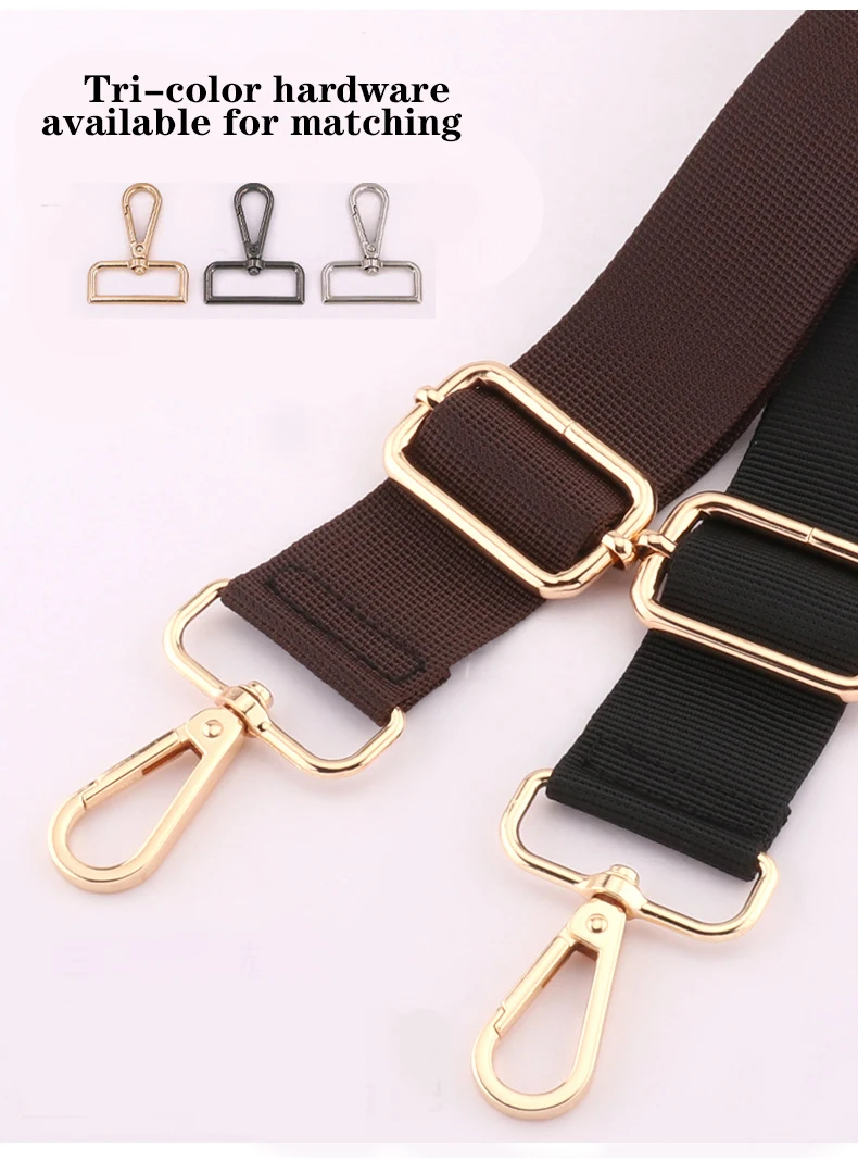 Ethnic Style Bag Strap Wide 3.8cm Belt Shoulder Colored Handbag Belt for Women Removable Crossbody Replacement Adjustable Strap