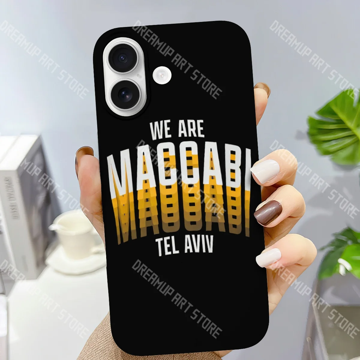 Maccabi Tel Aviv BC Case for iPhone 17 16 15 14 11 Pro Max 13 12  Air Mini XR XS X 8 7 6 6S Plus Soft Silicone Shockproof Cover