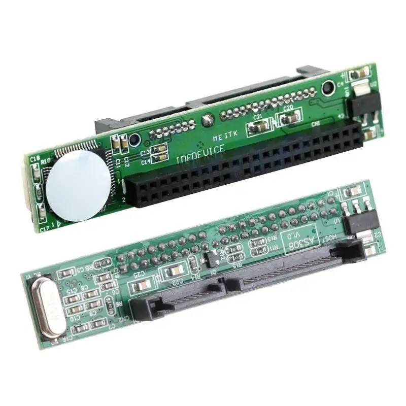 31BA 7Pin (Power) + 15Pin (Data) conector macho para conversor IDE fêmea 44 pinos