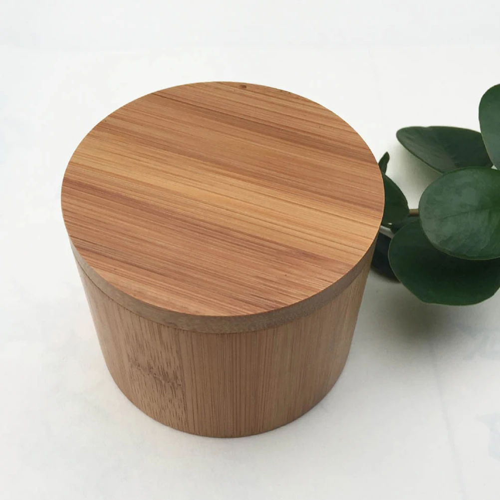

Premium Bamboo Spice Box Creative Environmental Storage Case with Tight Seal Lid for Home Kitchen Condiments Organization