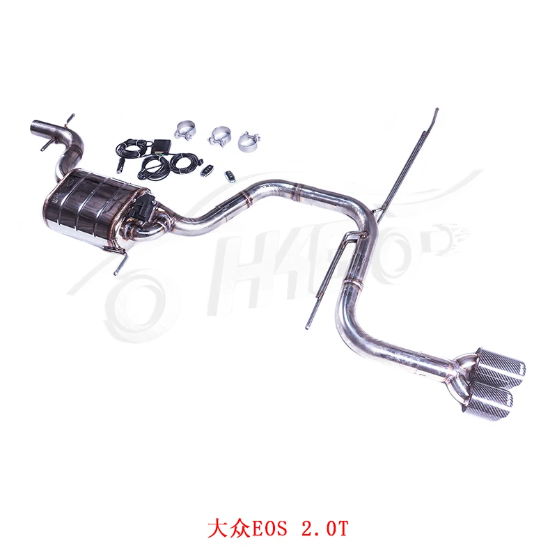 

Выхлопная система GFC для Volkswagen EOS 2.0T (10 лет выпуска), регулируемая, высокопроизводительная, с клапаном, из нержавеющей стали 304.