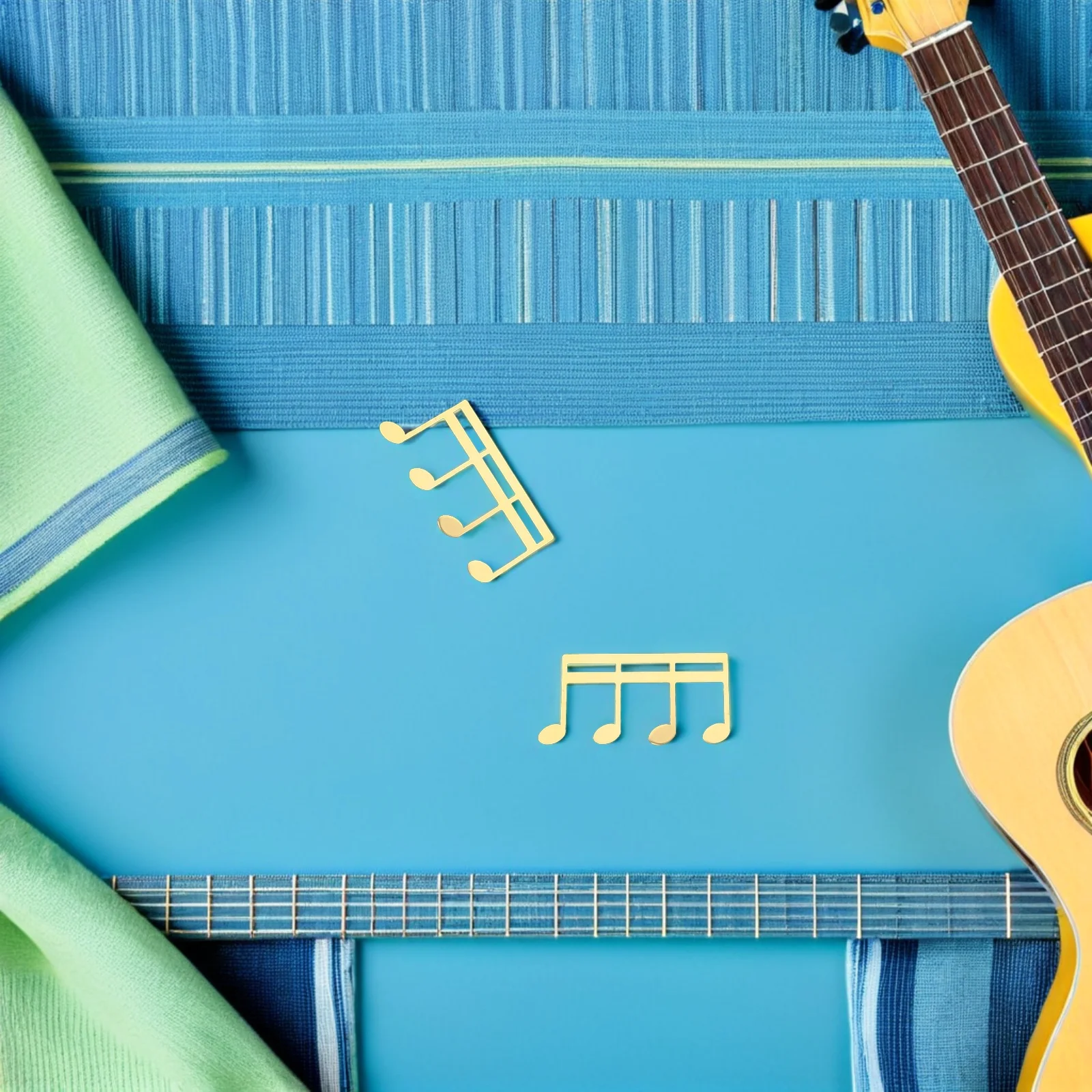 

2pcs Music Book Clips Metal Sheet Music Holder For Piano Guitar Keyboard Clarinet Saxophone Trumpet Violin Page Fixer Clamp