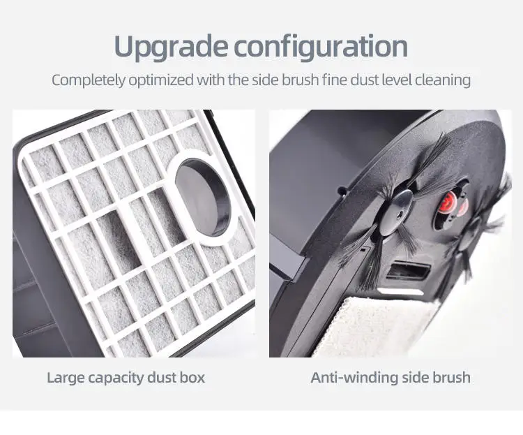 Robot Vacuum Cleaner and Mop Smart Vacuum Cleaner Robot Eufye Smart Xiaomia Robot Vacuum Cleaner with Mopping Function