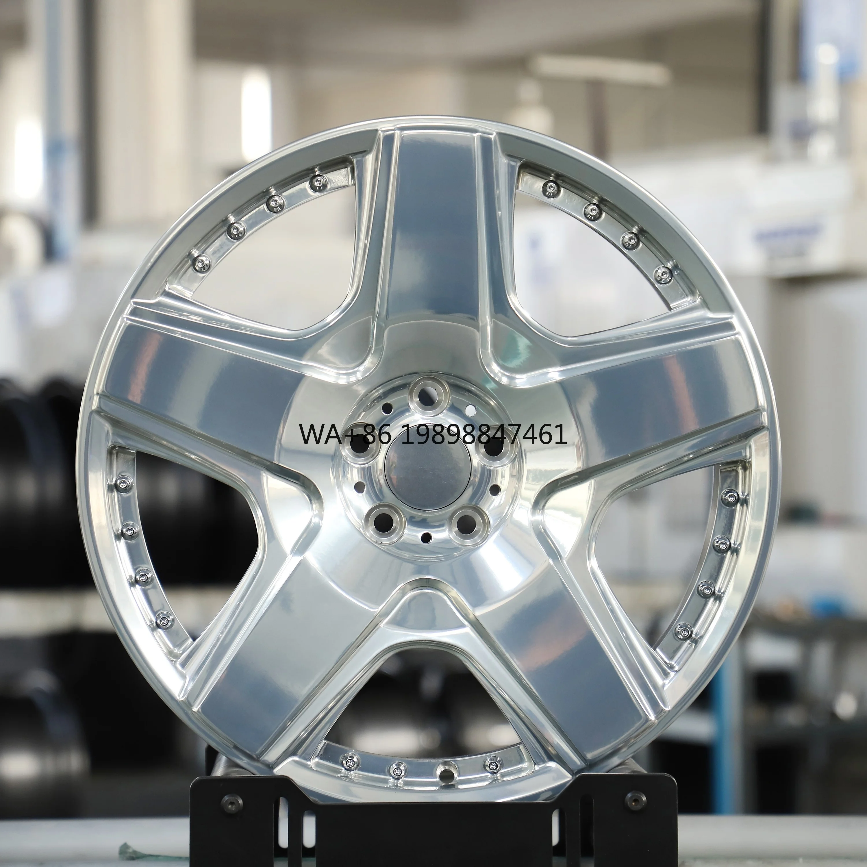 

China Factory Direct New 17 Inch 5*127 Beadlock Hot Selling Forged Alloy Wheel Rim Sliver Color Offroad for Pickup SUV Cheaper