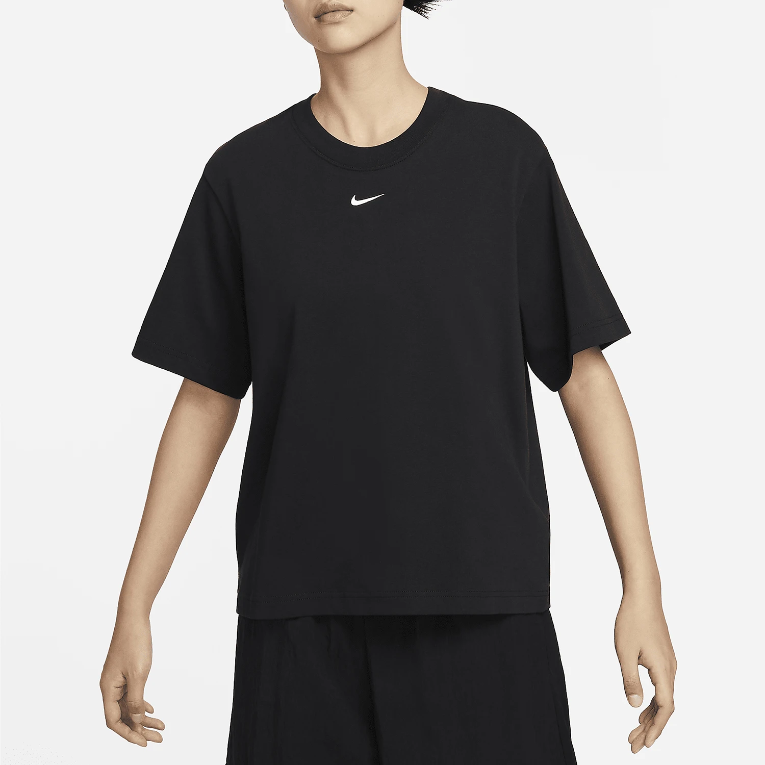 

Оригинальная сезонная новая женская спортивная дышащая футболка Nike с круглым вырезом DD1238-063