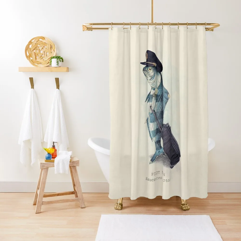 The Pilot Shower Curtain Shower Curtains Bathroom Curtains Waterproof Shower Curtains