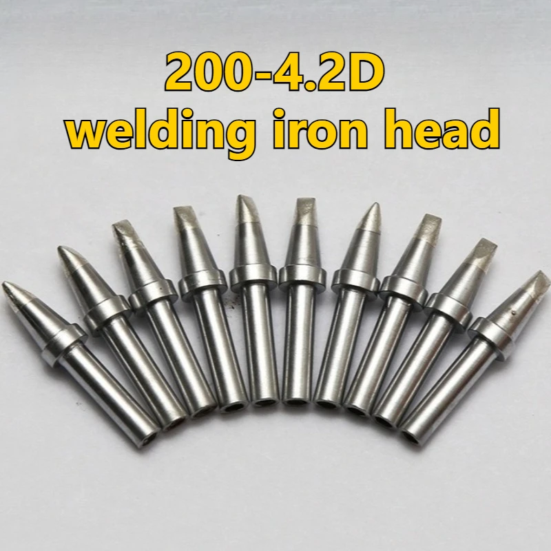 

Высокочастотные бессвинцовые наконечники для паяльника 200-4.2D для паяльных станций 203/203H/204/204H/3202/203D/376D, 10 шт.