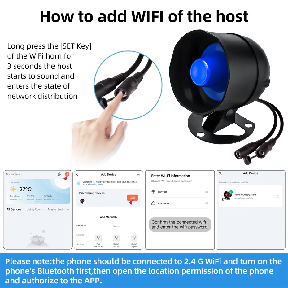 Imagem -04 - Kerui wi fi Alto-falante Chifre Casa Sirene Kit de Alarme 120db Sistema Segurança contra Roubo com Detector Movimento Infravermelho Sensor Porta Sirene Kit