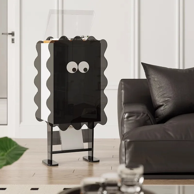 

Acrylic living room TV sofa side cabinet porch storage locker modern creative side bedroom bedside table