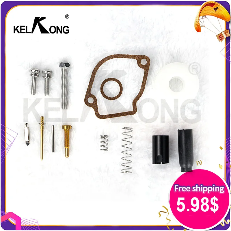 KELKONG 3F0-87122-1 Carburetor Repair Kit For Tohatsu 2.5HP 2 Stroke Outboard Engine Motor Parts  OEM Factory Boat Parts