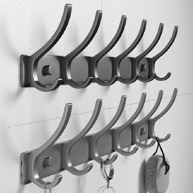 

Metal Coat Rack Wall Mount, Thickened Clothe Hook, Bathroom Sticky Hook, Towel Clothe Wall Hanger Iron Crafts，Wall Hanging