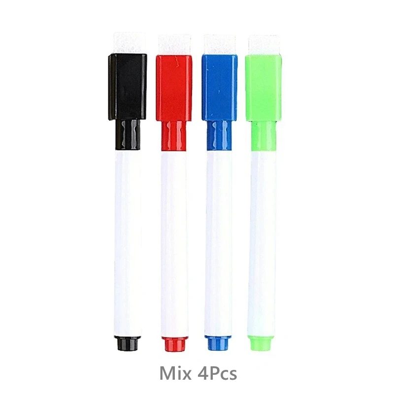 1-100Pcs Magnetic Erasable Whiteboard Pen Color Stationery Office Teaching Supplies for Blackboard Student Dry Erase Markers image 6