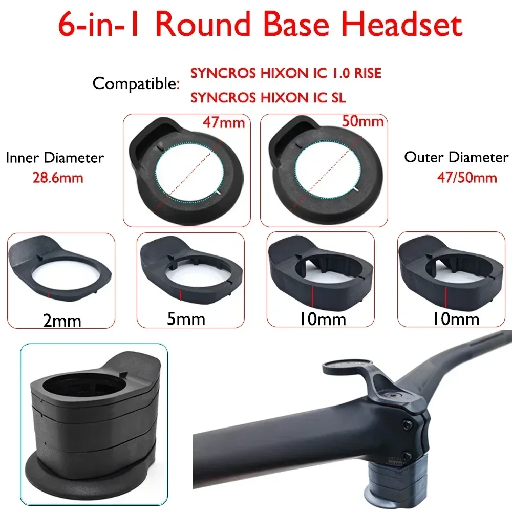 SYNCROS HIXON IC SL 15mm Mini RISE Carbon Bike Integrated COCKPIT MTB Handlebar Lightweight Enduro Bar With Gasket Accessories