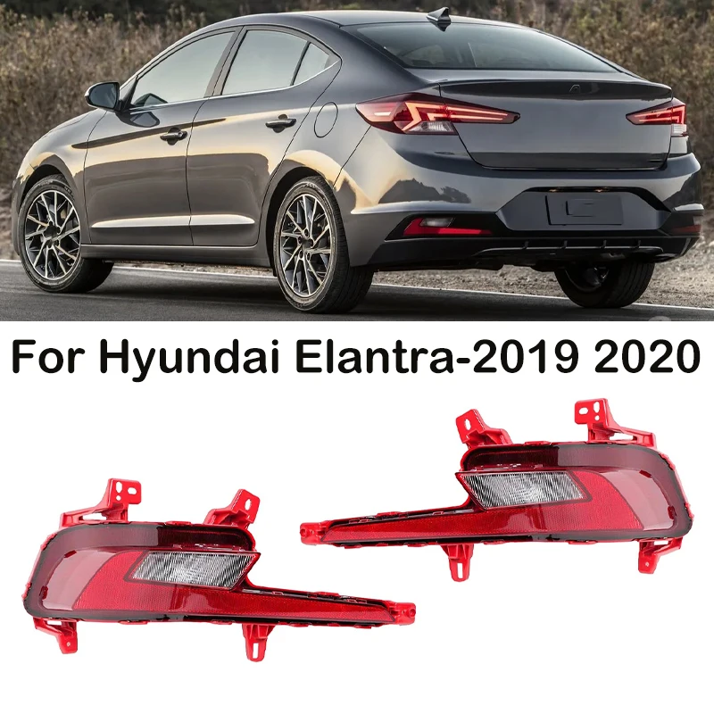 For Hyundai Elantra 2019 2020 Rear Bumper Reflector Brake Light Fog Light Turn Signal Light Brake Lamp 92405-F2500 92405F2500