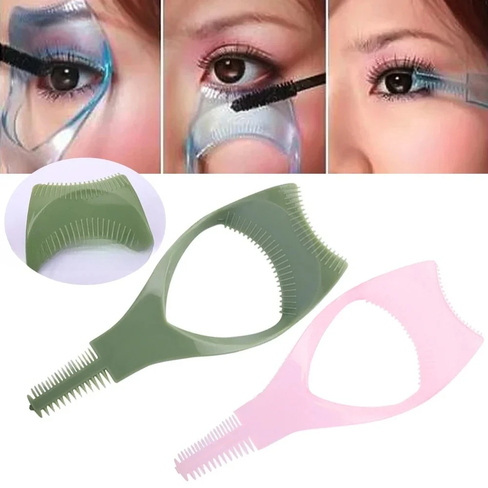 1 pz Vernice Ciglia Stencil Riutilizzabile Mascara Scudo Applicatore Ciglia di Plastica Modello Strumenti di Trucco di Bellezza Per Le Donne