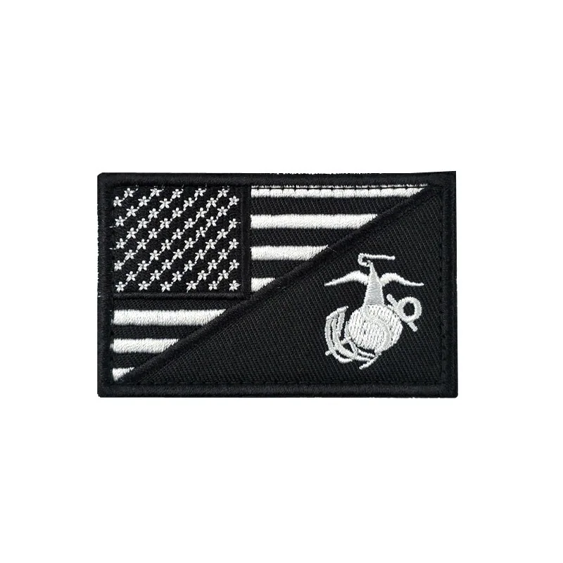 Reflective USMC Global Eagle Embroidered Patch USA  Emblem Patches for Clothing Appliques Badge