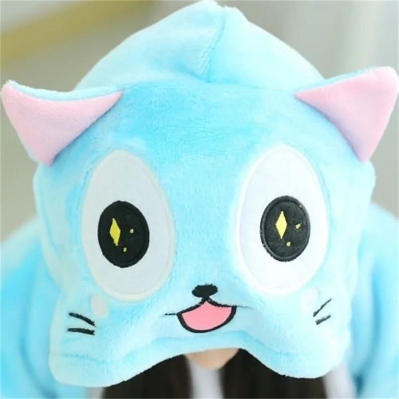 Anime Happy Cat Cosplay Costume Kigurumi Adult Unisex Pajamas Jumpsuit Sleepwear Onesies