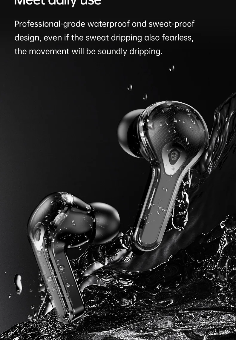 سماعة أذن Air Max True اللاسلكية بتقنية البلوتوث بكلتا الأذنين صغيرة داخل الأذن وسادات أذن رياضية ستيريو باس TWS سماعات أذن رياضية