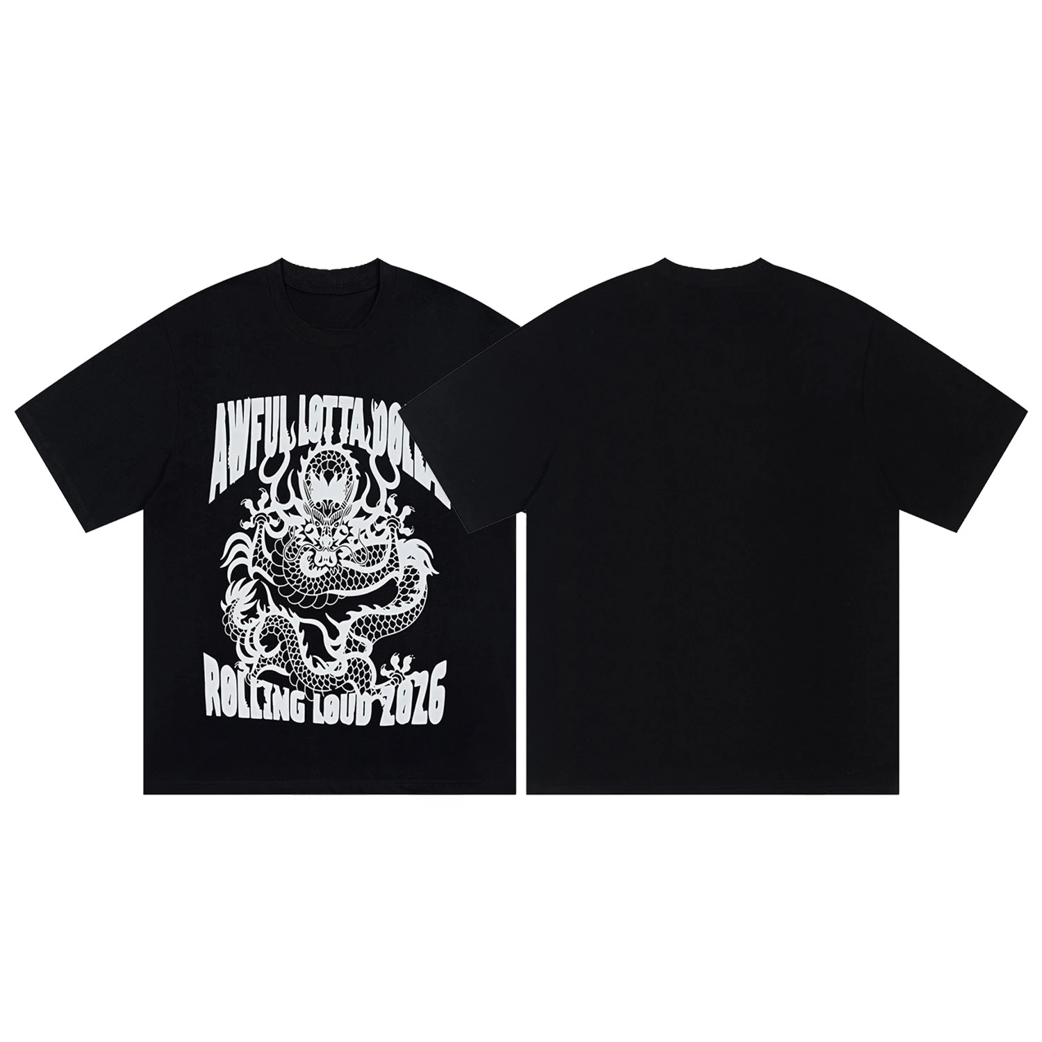 Summer That A Lot of Awful Cough Syrup American-style High Street Short-sleeved T-shirt for Both Men and Women Cotton