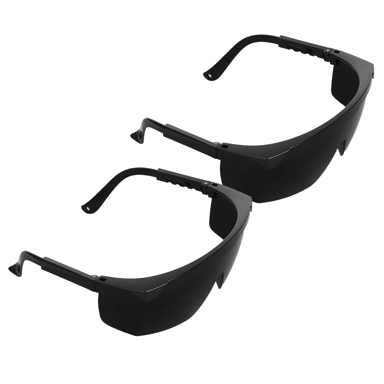 

2pcs Black Viewing Glasses Plastic Protective For Total Partial Outdoor Comfortable Wear Stylish Design