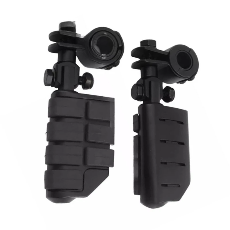 Universal Motorcycle Footpegs Anti Slip Designs Adjustable Foot Pegs for Bike