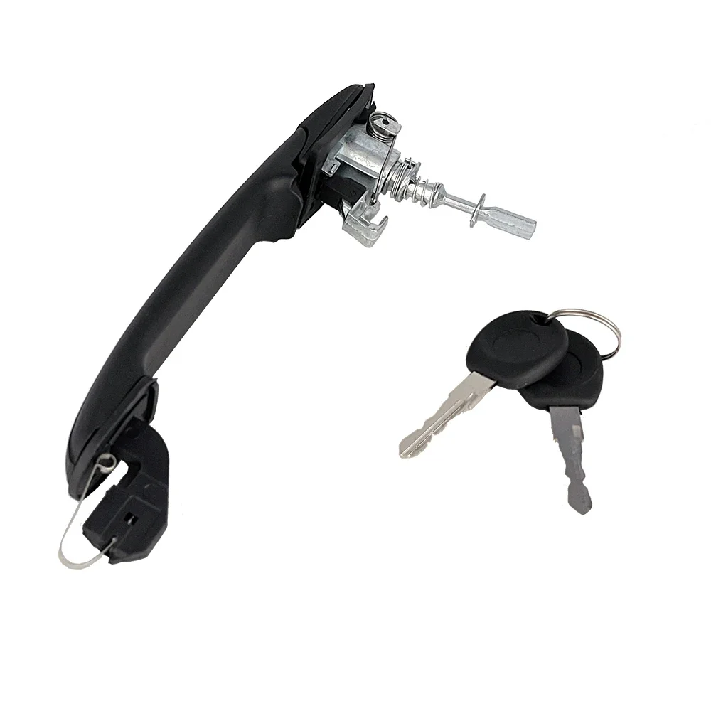 BONTO Car Door Lock 1 set Handle Front Right Left With 2 Barrel Keys For POLO 6N 6N1 6N2 OEM:6N0837207C 6N0837207D