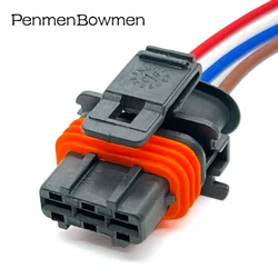 1 Set 3 Pin 3.5mm Auto Fuel Pressure Sensor Waterproof Electrical Female Connector Wiring Harness Plug For 1928403110 1928404074