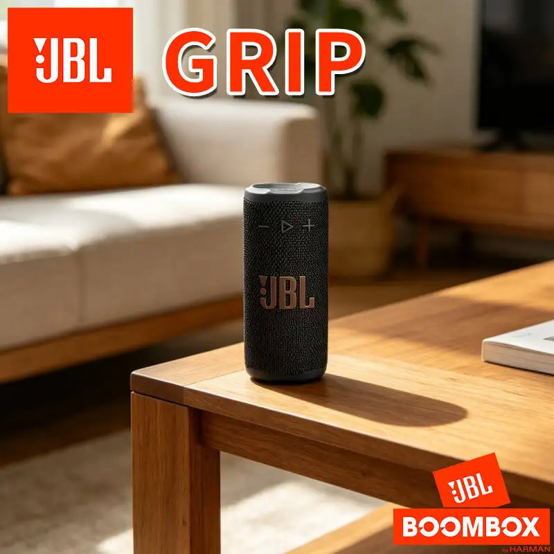 

Brand New Original JBL Grip Mini Neighbor Friendly Volume Proper Sound Level Avoid Disturbing Surrounding Residents Speaker