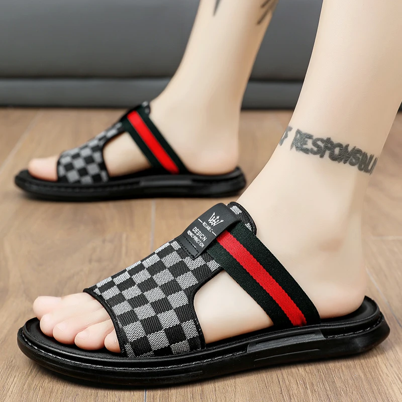 Large Size Men's Slippers Summer 2024 New Trend Outdoor Sandals for Men Soft Soles Non-slip Fashion Casual Shoes for Men