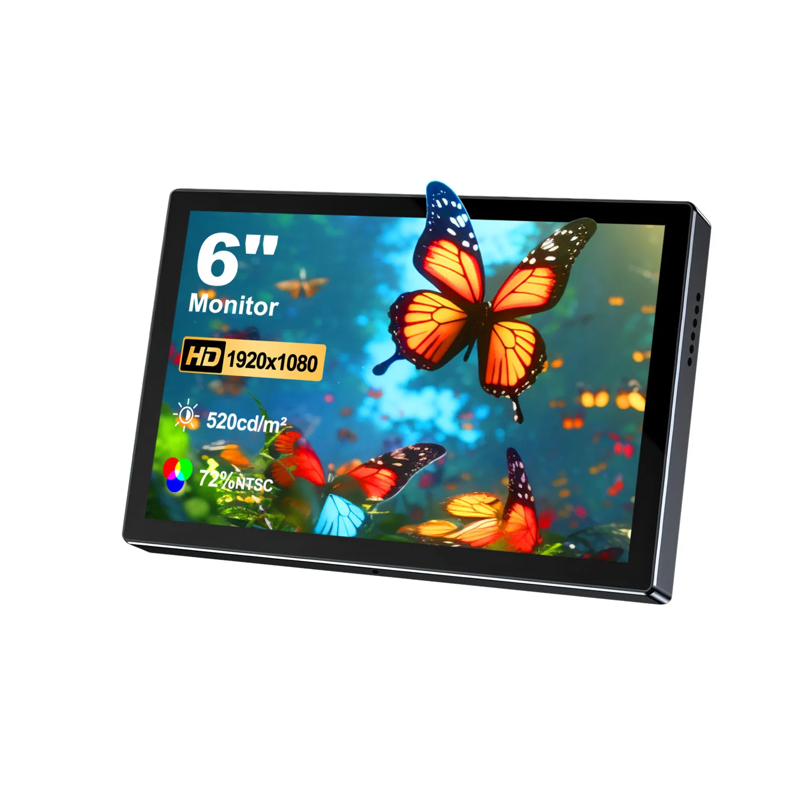 Monitor Portatile HOWENS 1920*1080 6.0 Pollici Non Touch 60HZ per Laptop, XBox, PS4/5, Switch, TV Box, Cellulare, PC, Estensione Mobile VESA