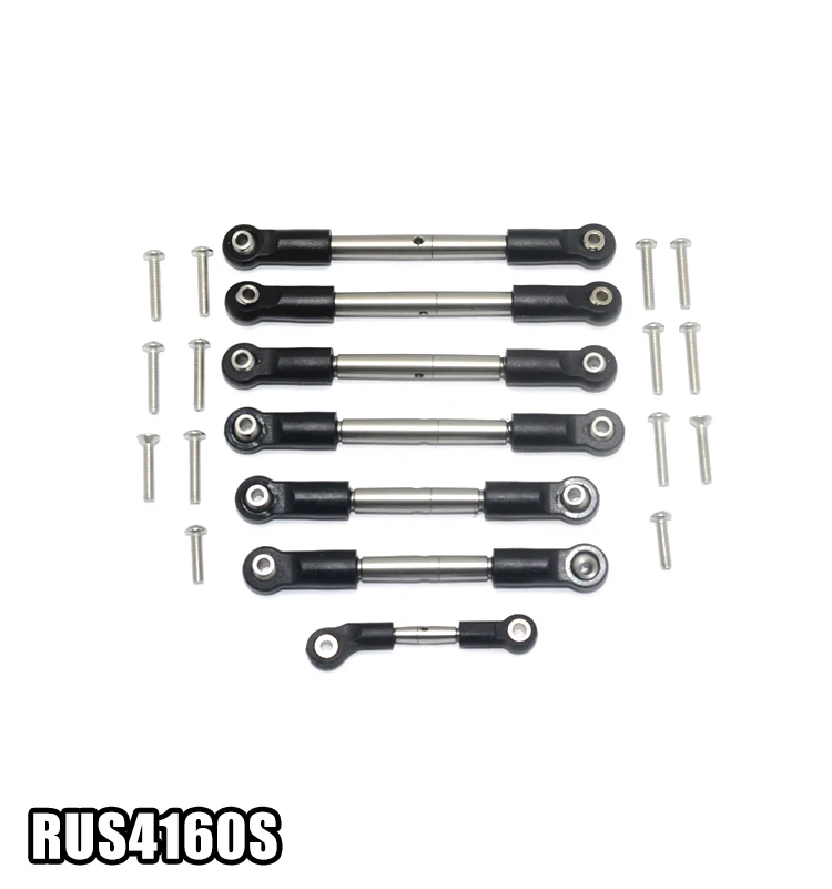 GPM Stainless Steel Thickened Tie Rods For TRAXXAS Rusltler 4X4 Vxl SLASH F-150 RAPTOR RC Upgrade Parts