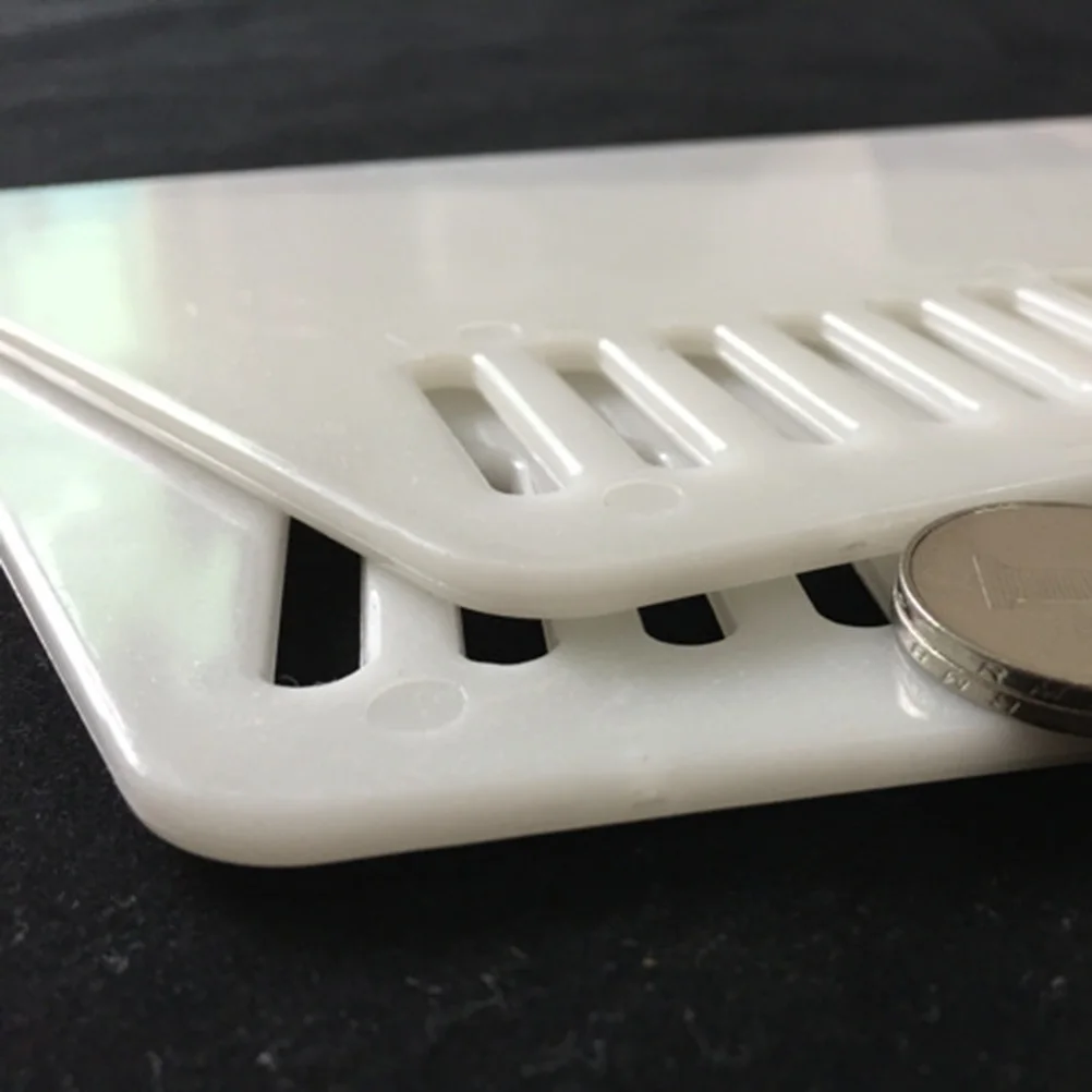 

6 pcs Plastic Film Scraper Tool For Car Window Tint Wall Sticker Removal Oil Paint Scraping Hollow Grain Design Hand Tool White