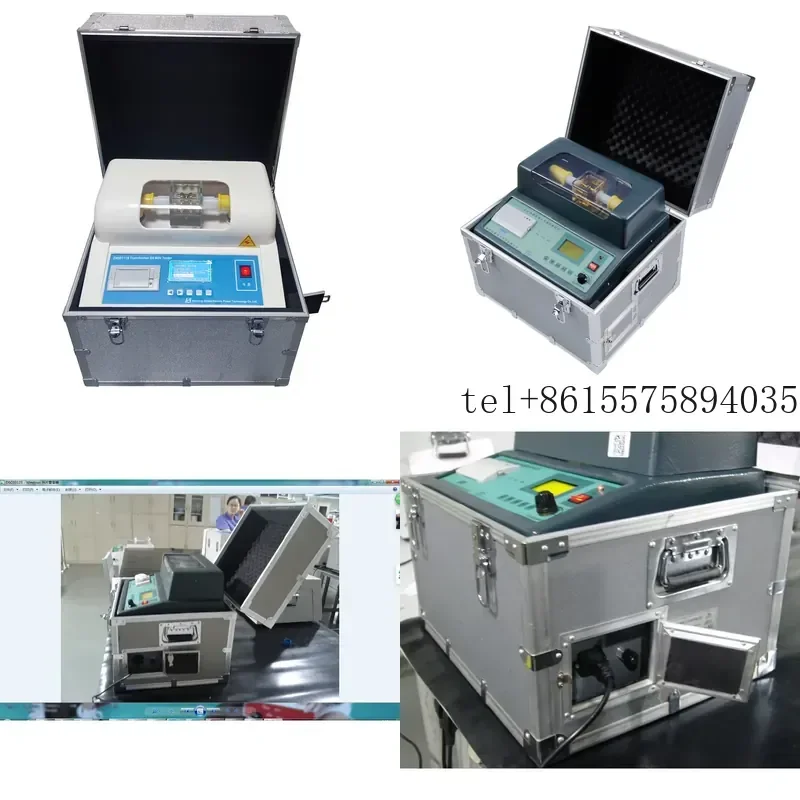 hot ZWJD111B Portable Transformer Oil Breakdown Voltage Tester 80kV with 1-Year Warranty